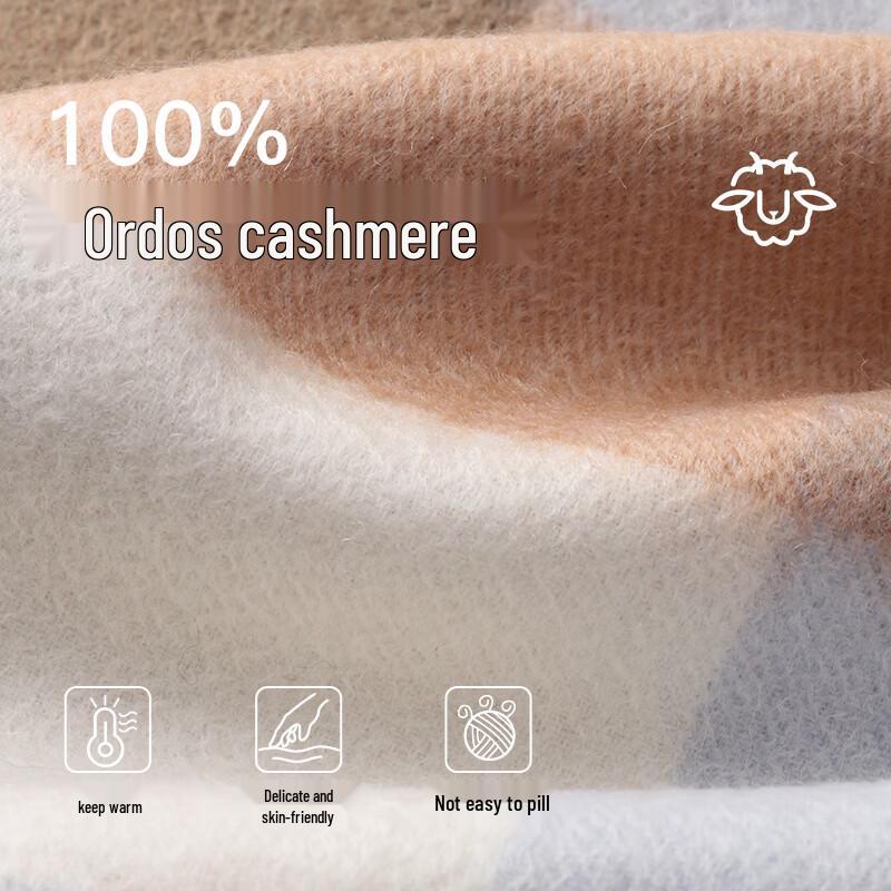 Women's Cashmere Plaid Scarf