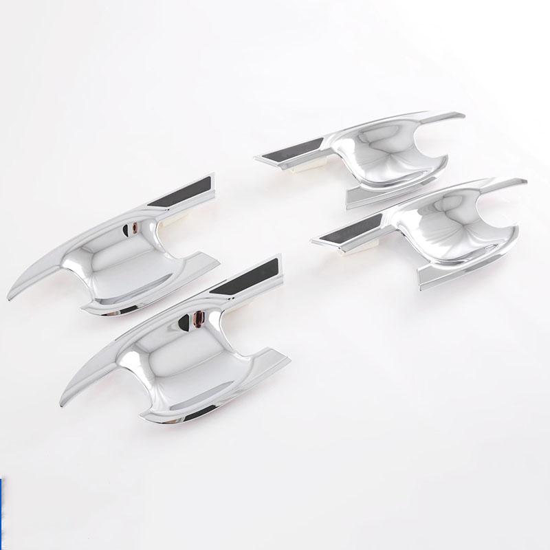 ABS Chrome Car Accessories Door Handle Cover Trim Frame For Toyota Highlander XU70