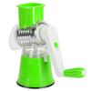 Hand Crank Vegetable Cutter Rotatable Fruit Grater Shredder Cutter Kitchen Accessory for HomeGreen