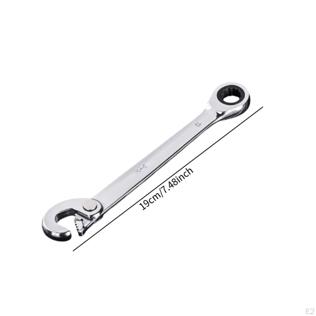 Cheie cu clichet cu 72 de dinți din oțel, multifuncțională, întreținere rapidă, instalare instalații sanitare pentru biciclete