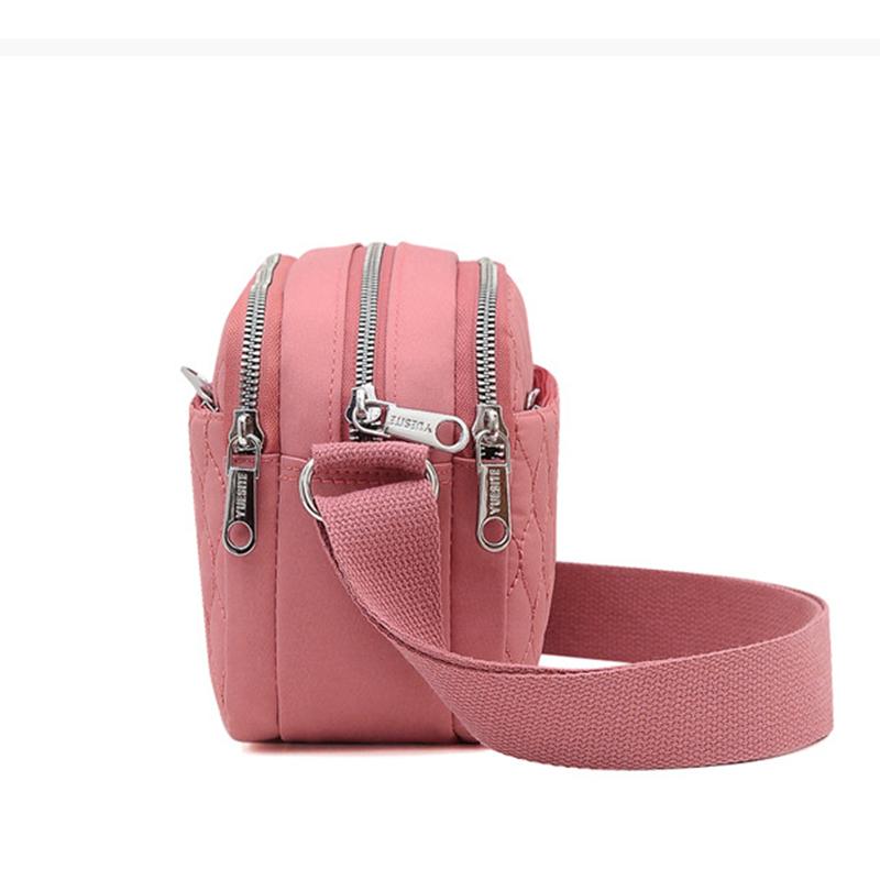 Multifuncti Nyl Shoulder Bag for Women Small Square Bag New Crossbody Bag Travel Portable Handbag Purse Shopping Totes bolsa