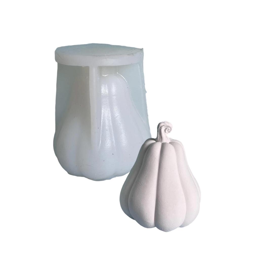 Nonstick Silicone Mold for Crafting 3D Pumpkin Aromatherapies Candle Home Decoration Mould Unique Gift Making Mold