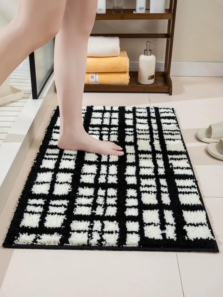 Toilet Floor Mat Bathroom Doorway Absorbent Door Mat Toilet Non Slip Carpet Toilet Mat Doorway Floor Mat
