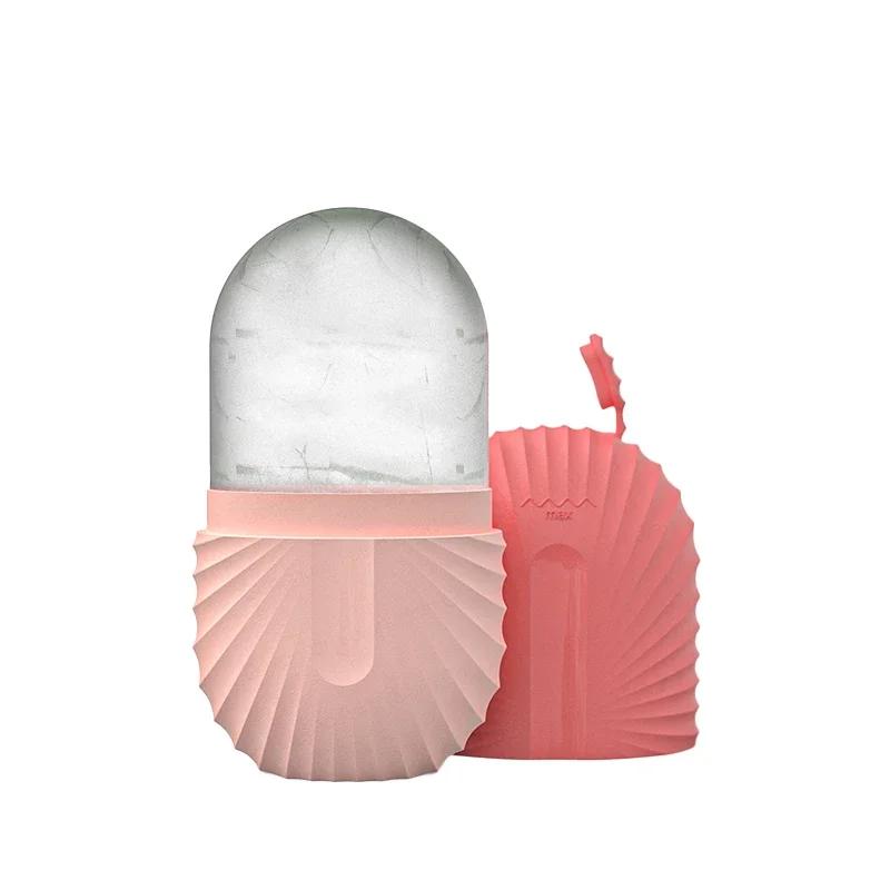 Silicone Ice Facial Rollers Face Lifting Contouring Tools Ice Cube Trays Ice Globe Balls Eye Face Massager Beauty Skin Care Tool