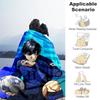 1pc Soccer Player Action Outdoor Blanket, Soft And Comfortable Blanket, Casual Warm, Camping Travel Blanket, Birthday Gift. M714020