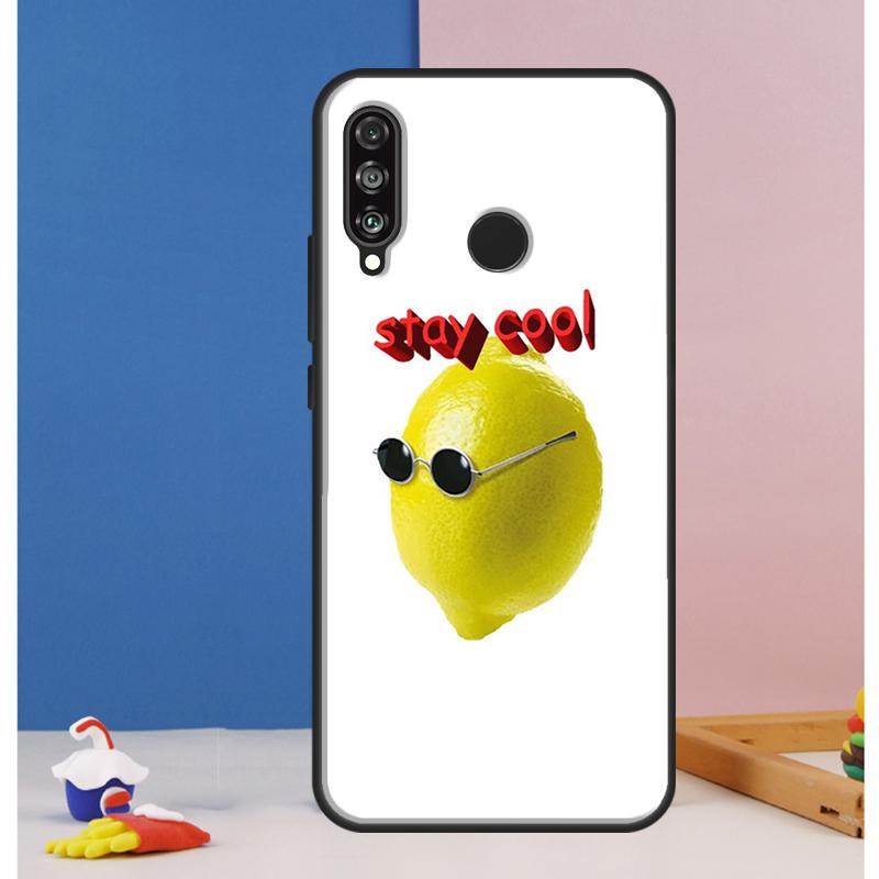 Sommer Zitrone und Blatt Für Huawei Nova Y90 Y70 Y60 Y72 Y61 Y91 12s 12i 11i 7i 8i 9 10 SE P60 Pro P30 P40 Lite Hülle