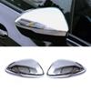 2 peças esquerda e direita capa de espelho cromado para Vauxhall para Opel para ASTRA K 2015+ capa de espelho de carro