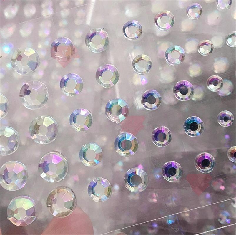 Temporary Eyes Tattoo Festival Party Body Glitter Stickers Flash Rhinestones Nail Art Decorations