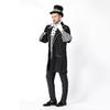 Magician Men's Uniform Suit Mime Chaplin Cosplay Stage Costume