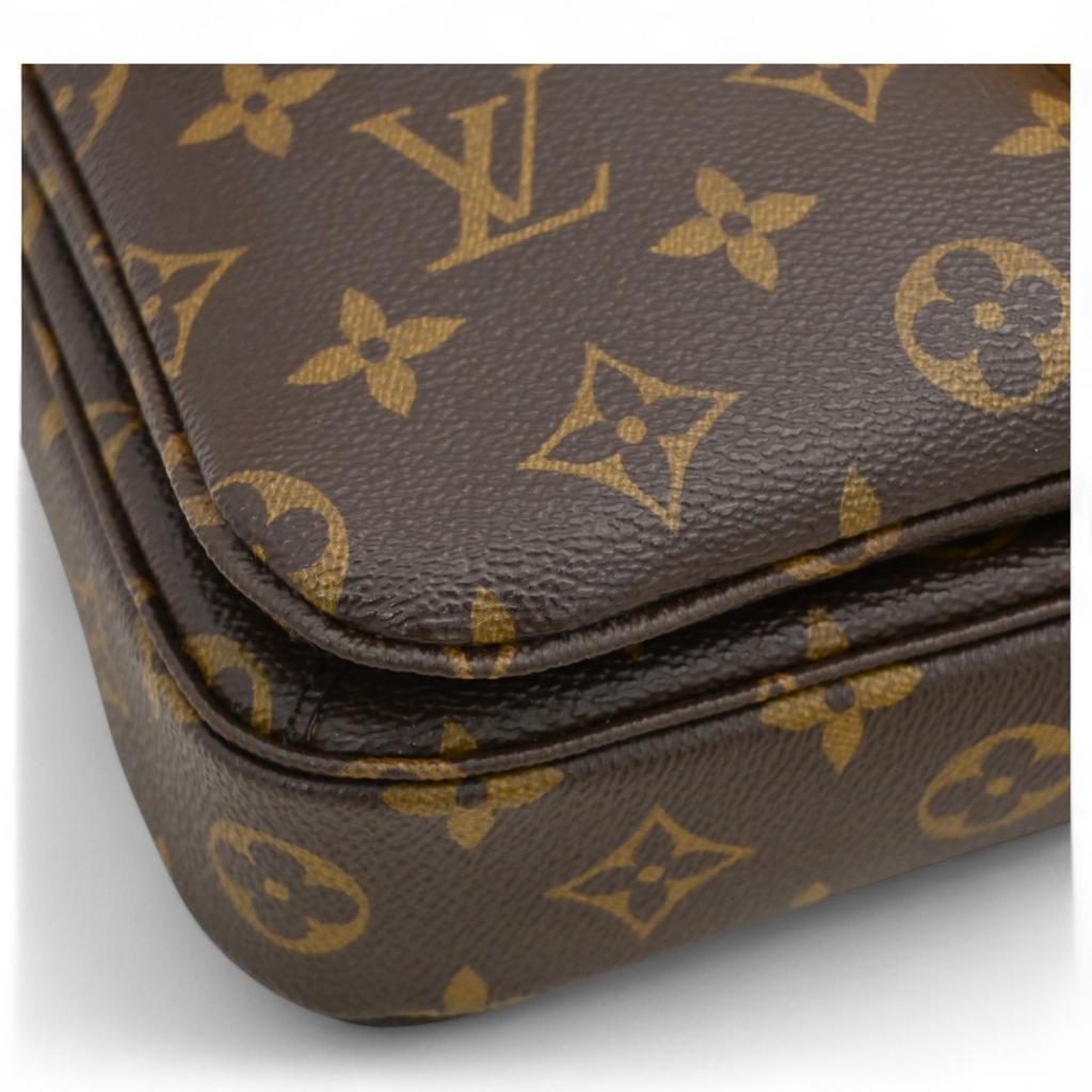 Auth LOUIS VUITTON Monogram Pochette Metis MM 2Way Bag Brown Canvas Women’s lv88134zz