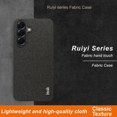 IMAK Ruiyi Series for Samsung Galaxy A57 5G Case Fabric Texture Leather + PC Phone Back Cover