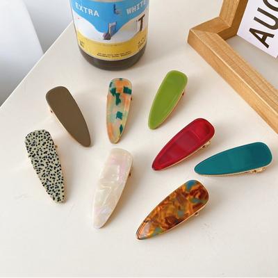 Fashion Hair Clips for Women Elegant Colorful 6cm Duckbill Clip Girls Hair Barrettes Hair Accessories Hair Clip Korean Hairclip