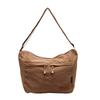 Large capacity messenger bag cloth messenger bag student bag solid color tote bag new shoulder bag versatile
