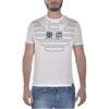 Emporio Armani Logo Pullover Crew Neck Short Sleeve T-Shirt Men Tops White 3Z1T76-1JPZZ-0100