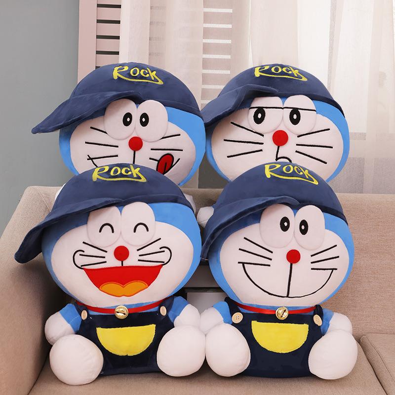 Creative Hat Cat Doll Plush Toy Cartoon Rag Doll Throw Pillow Children's Doll Gift