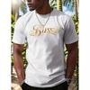 T-shirt da Uomo in Cotone a Maniche Corte, T-shirt Oversize T-shirt di Natale T-shirt per Uomo Saldo