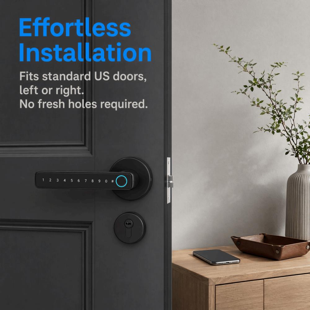 Smart Smart Fingerprint Door Lock Remote Lock Biometric Door Lock Indoor Use