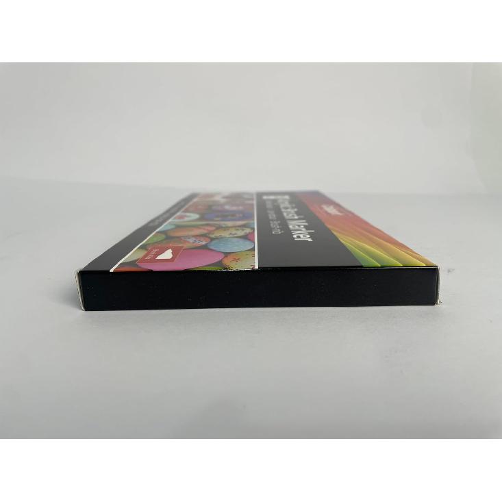 Brush Tip Acrylic Paint Pens-24 Colors Acrylic Paint Markers Calligraphy Art Markers for Lettering,Card Making,Rock painting,Stone, Ceramic, Glass,