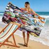 Rogue Samurai's Fury beach towel Portable for travel soft seaside Absorbent bath towel Outdoor pool towel Comfort beach Fashion