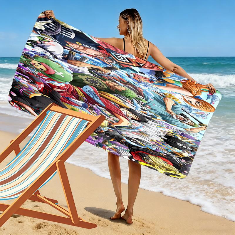 Rogue Samurai's Fury beach towel Portable for travel soft seaside Absorbent bath towel Outdoor pool towel Comfort beach Fashion