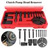 14pcs Set Sedan Air Conditioning Compressor Clutch Pump Puller Hand Removal Tools A/C Compressor Clutch Drive Socket Bearing Kit