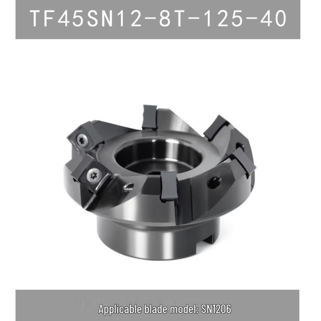 Face Mill Cutter Head: SNMU1206XTN, SNMX1205 AN, SNEU1206ZNEN (45°, 75°, 88°)