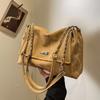 Retro Commuter Chain Underarm Bag Women'S Simple Large-Capacity Shoulder Bag Messenger Bag