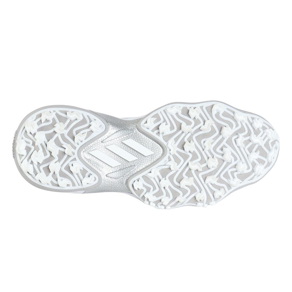 Golf Shoes Code Chaos 25 Footwear Two Cm 2E [Adidas Golf] Women's White/Silver Metallic/Gray 24.0