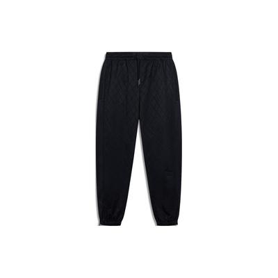 Li Ning Wade Series Solid Color Loose Fit Joggers Men Bottoms Black AKXT019-1