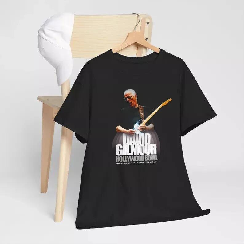 David Gilmour Hollywood Bowl October 2024 T-shirt All Size P935112.webp Unisex T-Shirt L
