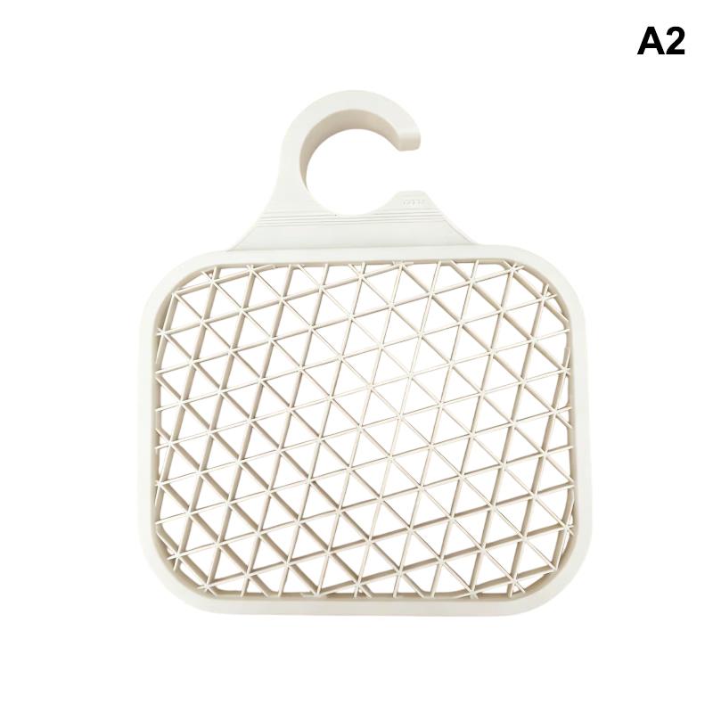 Sink Organizer Drainer Rack Multi-functional Plastic Storage Rack Fits 28mm Diameter Faucets. Hold Sponges, Soap, Dishcloths