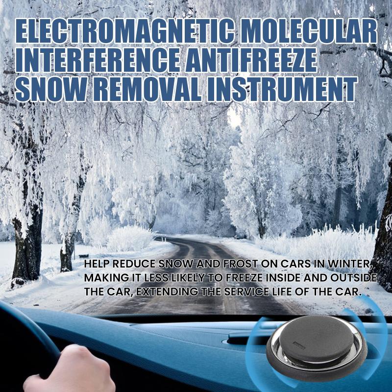 Winter Antifreeze Car Electromagnetic Molecular Defroster Solar Antifreeze Device Front Rear Windshield Snow Removal Instrument