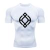 Men's Compression Athletic T-shirt, Quick Dry Breathable Str