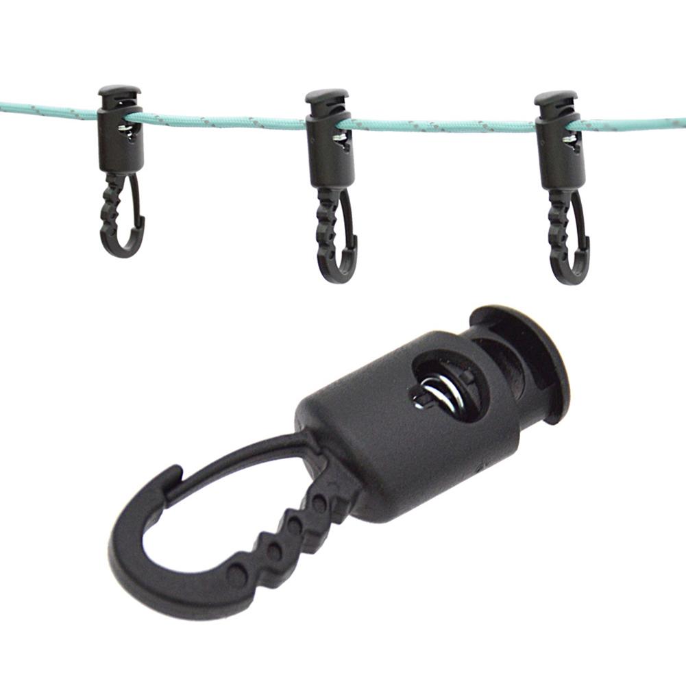 Secure and Quick To Use Awning Hook Clamp for Tent Wind Ropes Pack of 10