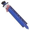 Snowflake Snow Gauge Outdoor 24 Inch Snowfall Measuring Gauge Winter Snowflake Metal Ruler for Yard