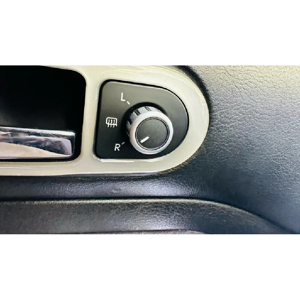 Matt Chrome Rear View Side Mirror Switch Knob (Heat Mirror Support) For VW Volkswagen Golf MK4