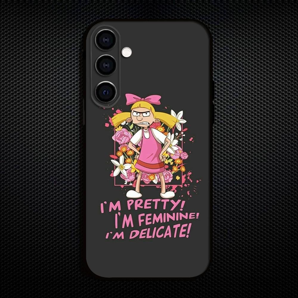 Cartoon Hey Arnold Fondos Phone Case For Samsung Galaxy A73/A72/A71/A70/A53/A52/A51/Others Soft Black Shell
