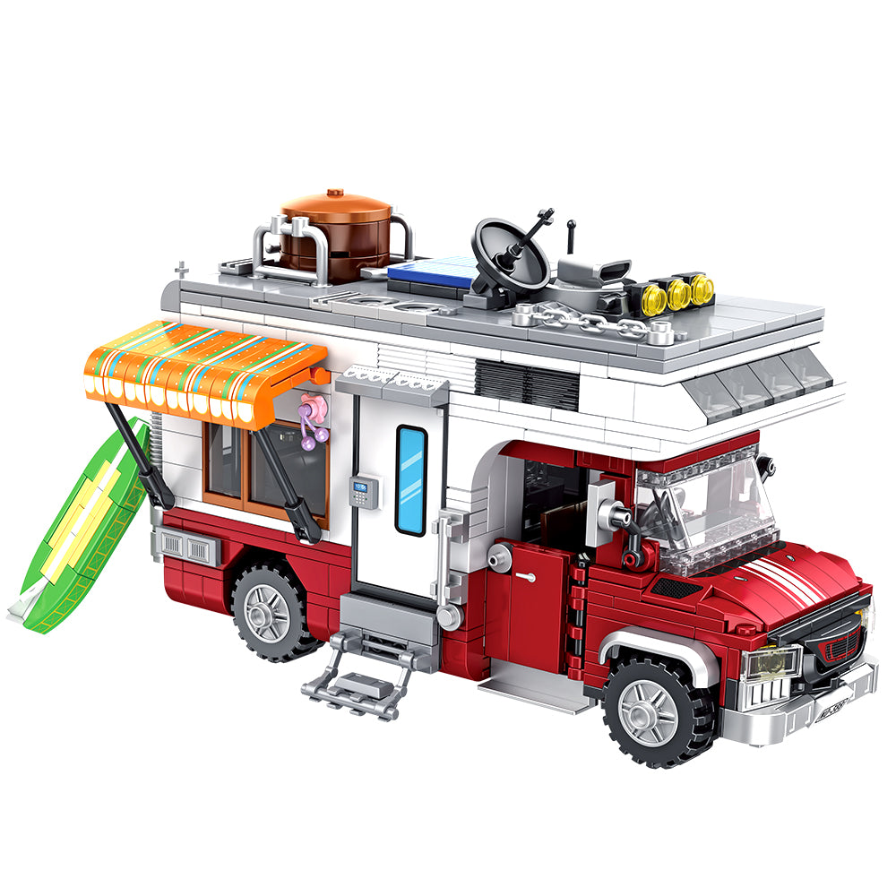 Large set of CAMPAIGN blocks with LED lights - 924 pieces