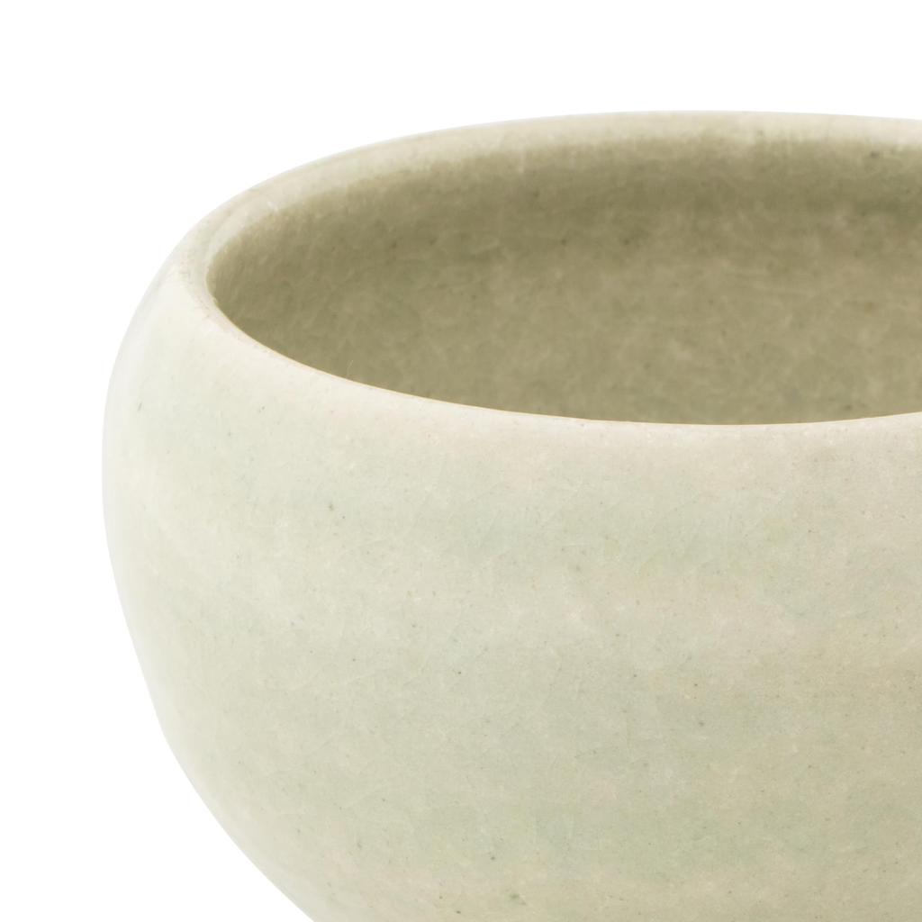 Marui Seito Shigaraki Ware Hechimon Bowl, Small Bowl, Diameter 9cm, Green Glass, MR-3-4270