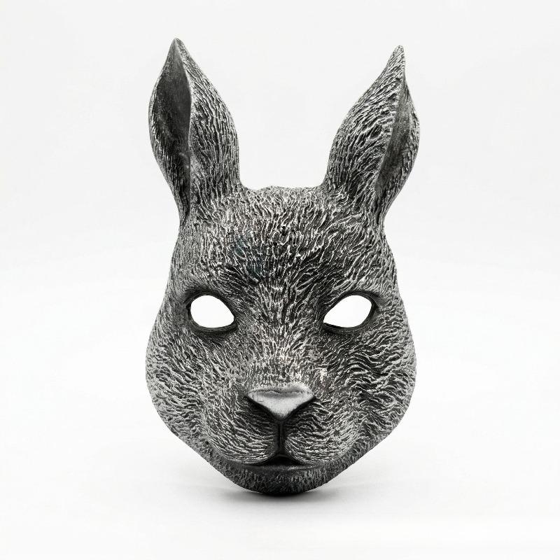 Halloween Rabbit Mask PU Foam Animal Mask Carnival Party Cosplay Decor Prop