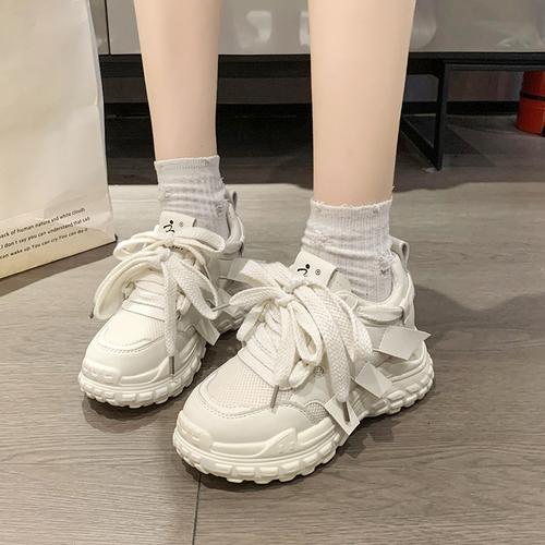 Модные женские туфли Daddy Shoes на толстой подошве 2024 года — фото 8