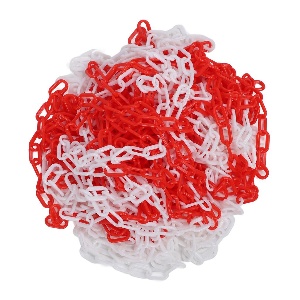 Traffic Chains 6mm Diameter ABS 25m Long Safety Barriers Links for Gardens Parking Lots Road