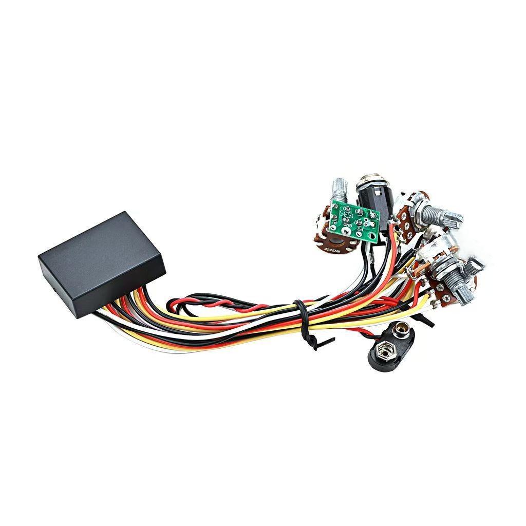 

3-Band Active Bass Guitar Preamp with Tone Adjustment