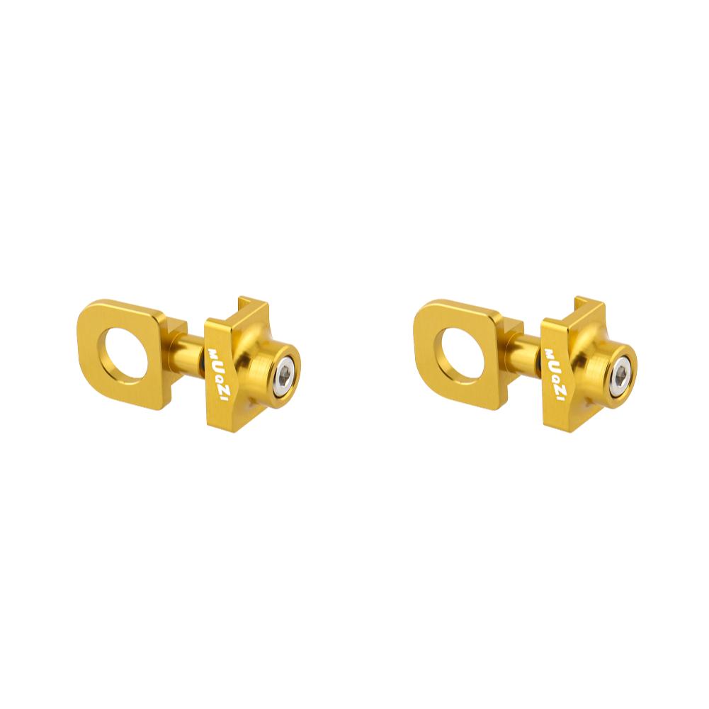 5-1PC Bicycle Chain Adjuster Aluminum Alloy CNC Bike Chain Tension Bolt Screw DIY Modification for Single Speed Bicycle Parts