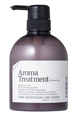 Pink Cross Aroma Treatment 500ml Hyaluronic Acid Serum Treatment Salon Joint Development Aging Care Curly Hair Damage Care Moisturizing Scalp Care