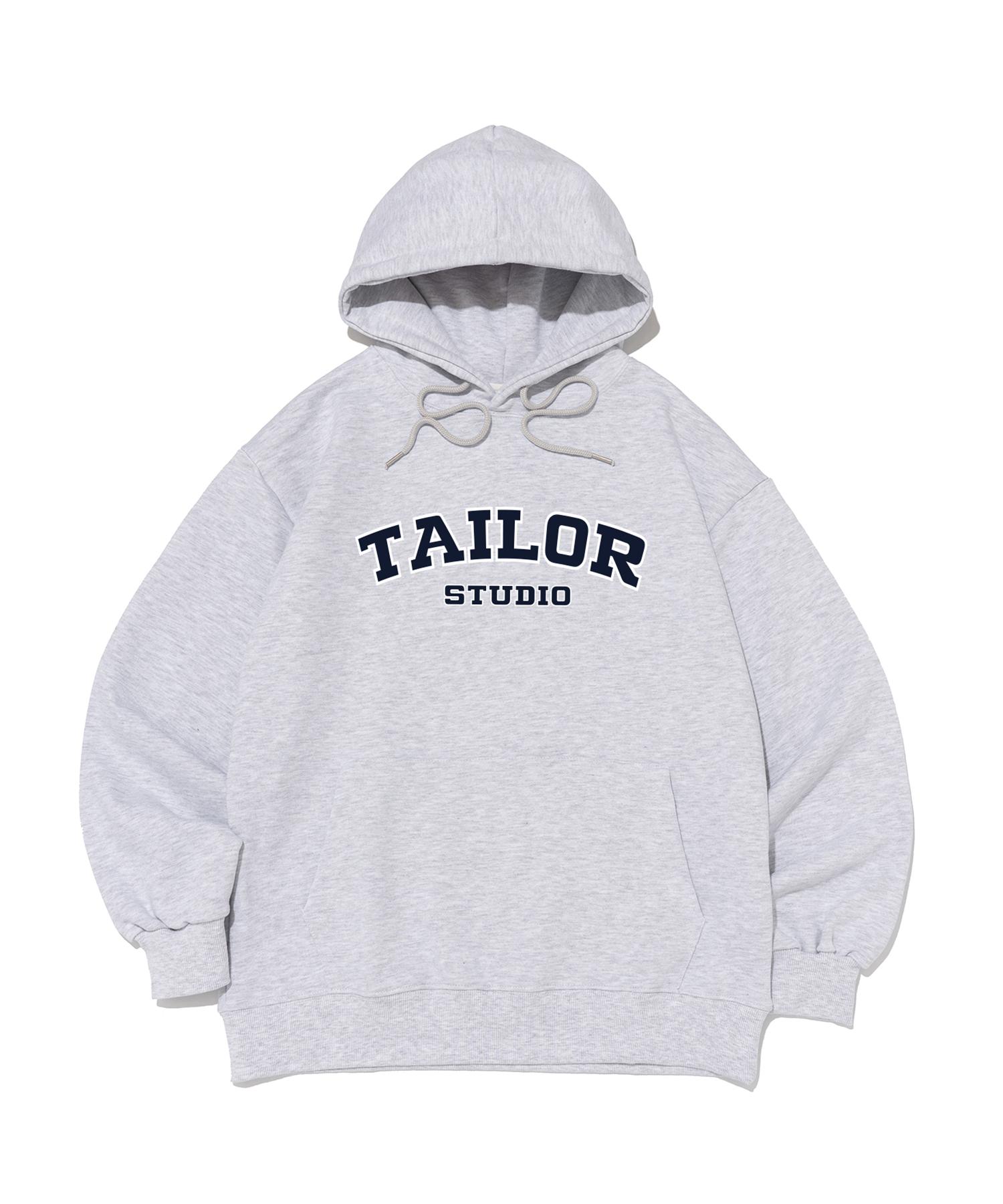 Худи с оригинальным логотипом Taylor Studio (Светло-серый) Light Gray/Xl (Fleece-Lined)