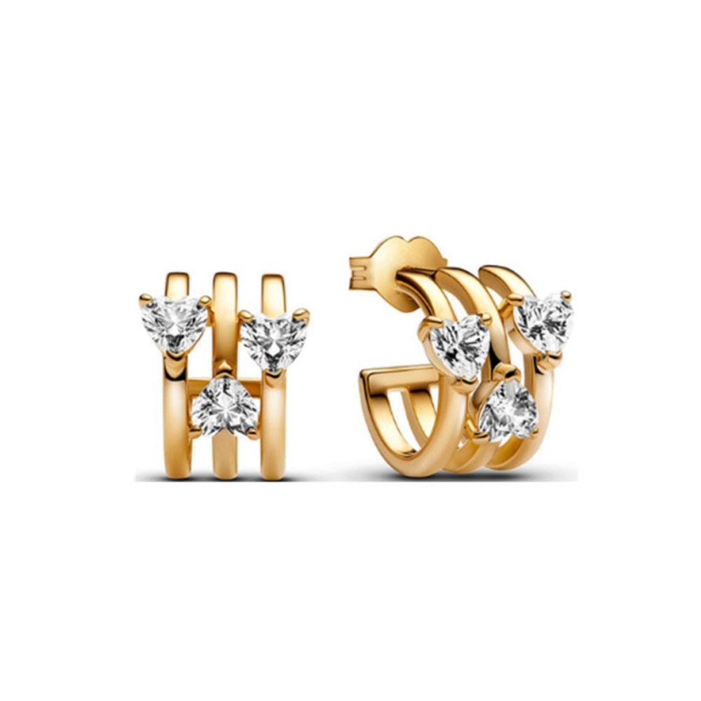 Sell Copper Plated Gold Color Series Charm Infinite Love Leopard Print Heart Fit Original Bracelet Women Jewelry Gift