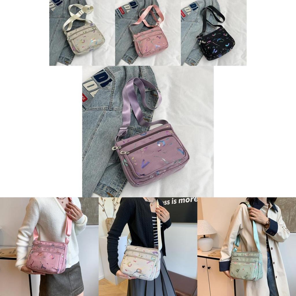 Fashionable Casual Crossbody Shoulder Bag With Soft Canvas Material For Women