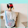 Cartoon Unicorn Kids Shoulder Bag With Glitter Sequins For Daily Use