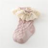 Bunte Babysocken für Mädchen Babymädchen Rüschensocken Kind Kleinkind Rüschenspitze Rüschenkleid Baumwollsocken für Frühling Herbst